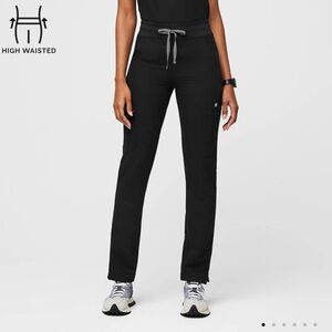 High waisted Yola Skinny Scrub Pants